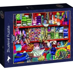 Bluebird Puzzle - Wool Shelf - 1000 Piece Jigsaw Puzzle Discount
