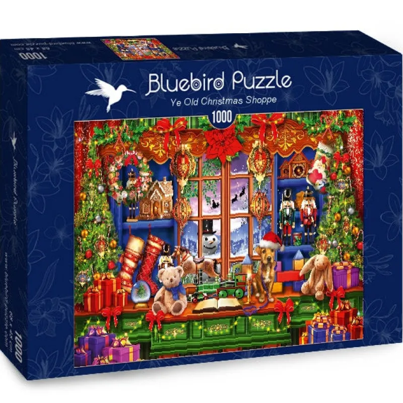 Bluebird Puzzle - Ye Old Christmas Shoppe - 1000 Piece Jigsaw Puzzle Best