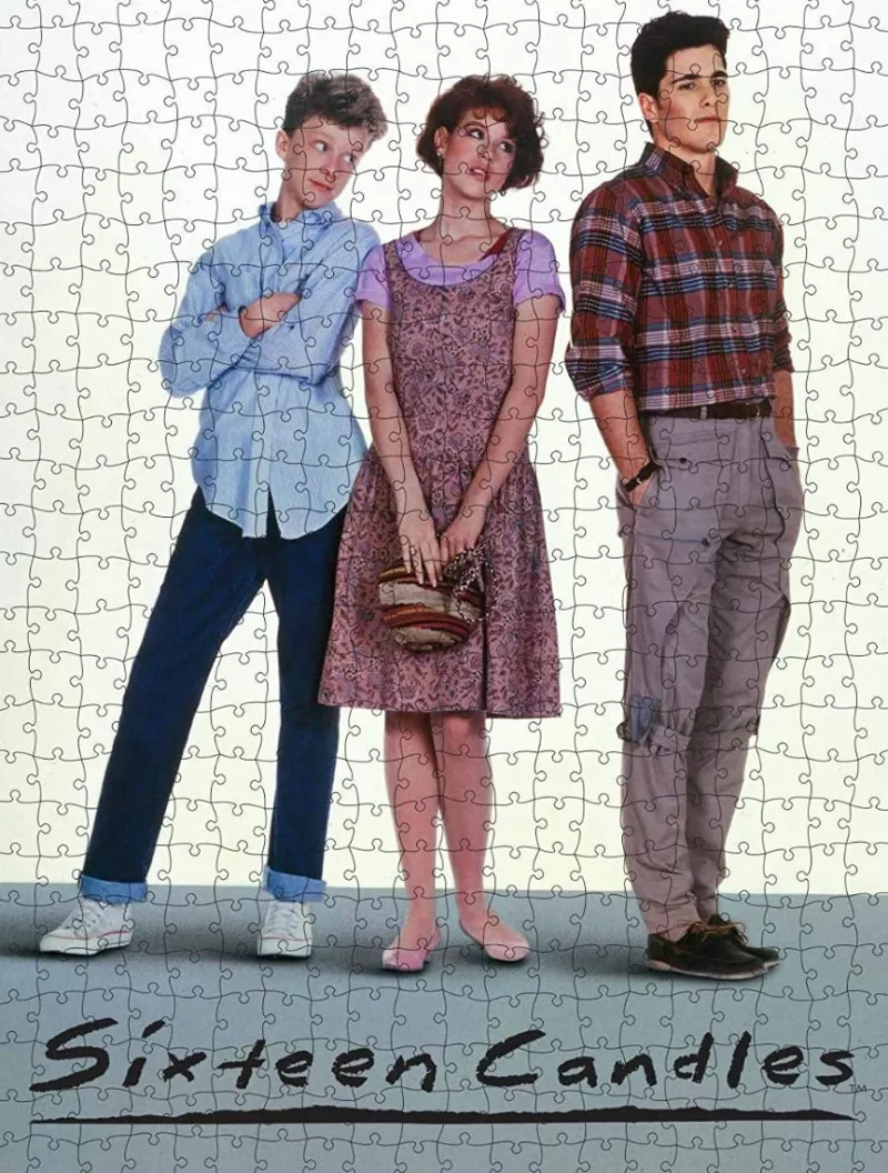 Cardinal Games - Blockbuster Video Puzzles - Sixteen Candles - 500 Piece Jigsaw Puzzle Best