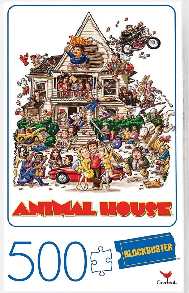 Cardinal Games - Blockbuster Video Puzzles - Animal House - 500 Piece Jigsaw Puzzle Discount