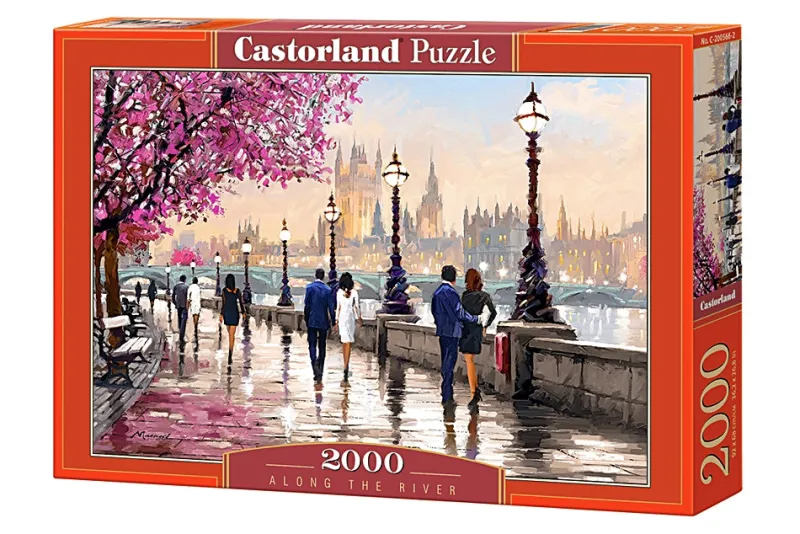 Castorland - Along the River - 2000 Piece Jigsaw Puzzle New
