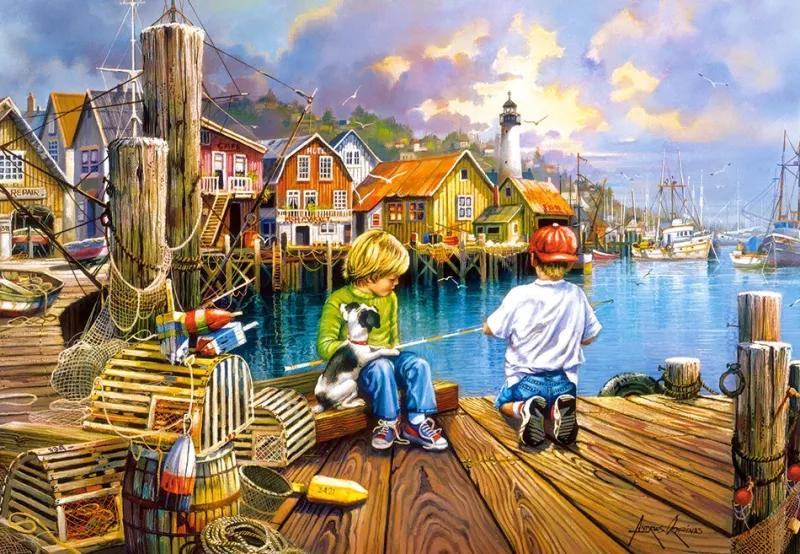 Castorland - At the Dock - 1000 Piece Jigsaw Puzzle New