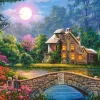 Castorland - Cottage in The Moon Garden - 1000 Piece Jigsaw Puzzle Best