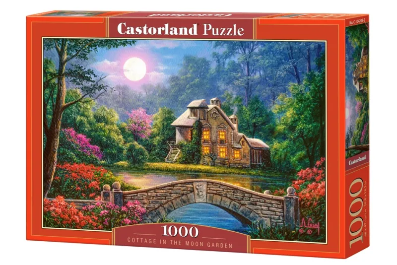 Castorland - Cottage in The Moon Garden - 1000 Piece Jigsaw Puzzle Best