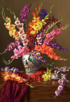 Castorland - Gladioli in Chinese Vase - 1000 Piece Jigsaw Puzzle Discount