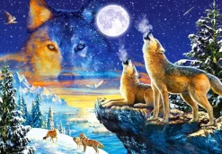 Castorland - Howling Wolves - 1000 Piece Jigsaw Puzzle Clearance