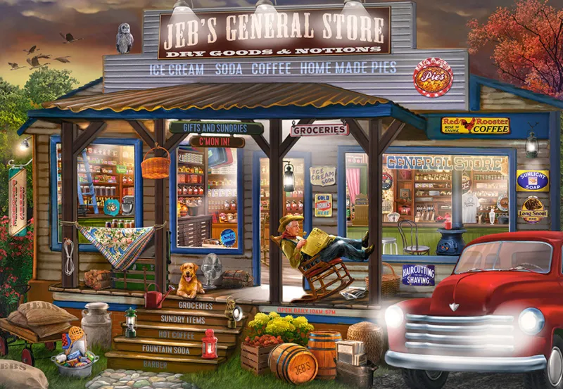 Castorland - Jeb's General Store - 1000 Piece Jigsaw Puzzle New