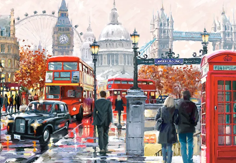 Castorland - London Collage - 1000 Piece Jigsaw Puzzle Best