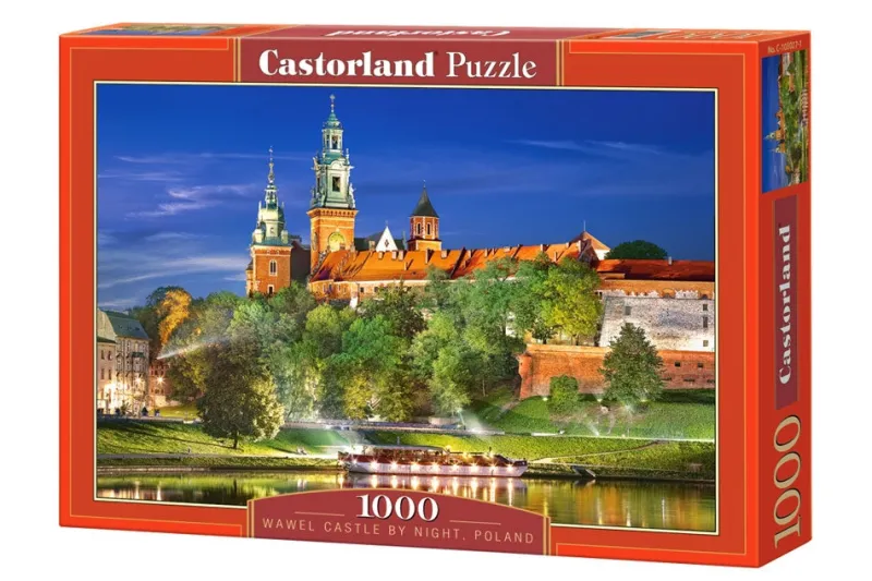 Castorland - Poland, Krakow: Wawel Castle at Night - 1000 Piece Jigsaw Puzzle New