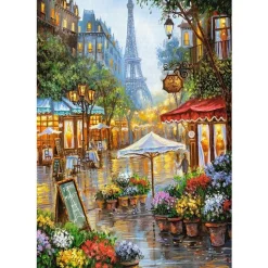 Castorland - Puzzle Spring Flowers, Paris - 1000 Piece Jigsaw Puzzle Fashion