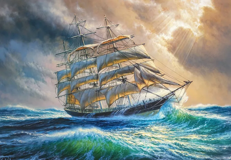 Castorland - Sailing against all Odds - 1000 Piece Jigsaw Puzzle Fashion