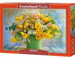 Castorland - Spring Flowers in Green Vase - 1000 Piece Jigsaw Puzzle Sale