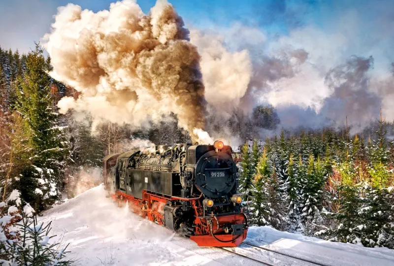 Castorland - Steam Train - 1000 Piece Jigsaw Puzzle Fashion