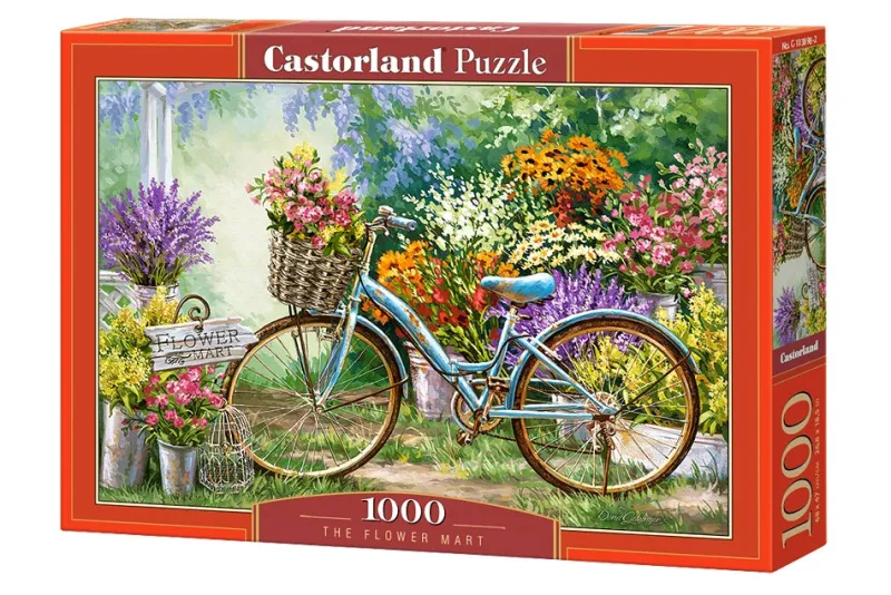 Castorland - The Flower Mart - 1000 Piece Jigsaw Puzzle Online