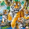 Castorland - Tigers by the Stream - 1000 Piece Jigsaw Puzzle Fashion