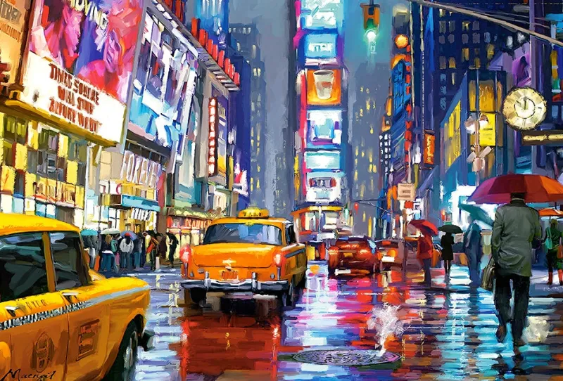 Castorland - Times Square, New York - 1000 Piece Jigsaw Puzzle Online