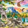Castorland - Wolf Family and Eagles - 1000 Piece Jigsaw Puzzle Fashion
