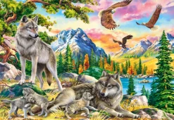 Castorland - Wolf Family and Eagles - 1000 Piece Jigsaw Puzzle Fashion