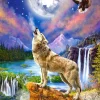 Castorland - Wolf's Night - 1500 Piece Jigsaw Puzzle Online
