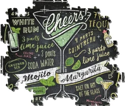 Clementoni - Blackboard Puzzle - Cheers - 1000 Piece Jigsaw Puzzle New