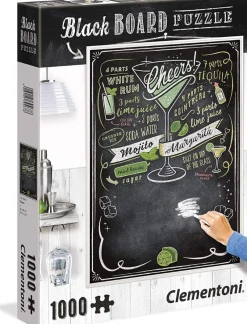 Clementoni - Blackboard Puzzle - Cheers - 1000 Piece Jigsaw Puzzle New