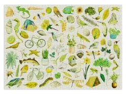 Cloudberries - Green - 1000 Piece Jigsaw Puzzle Fashion