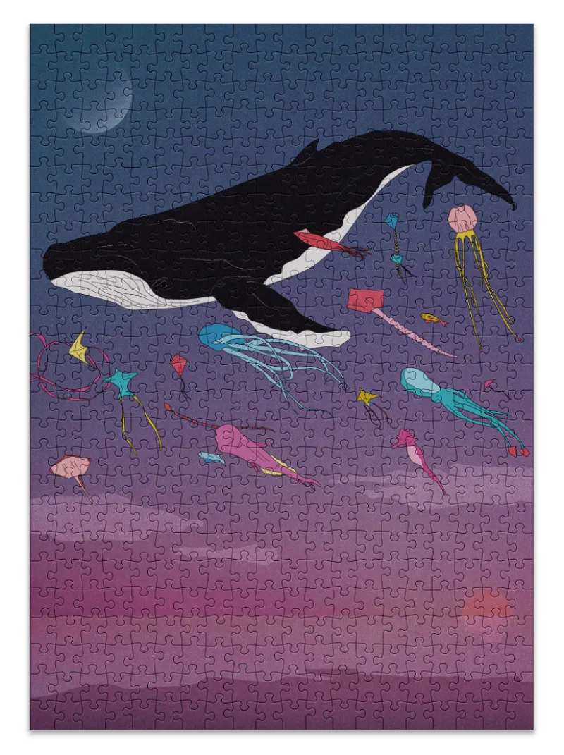 Cloudberries - Whale - 500 Piece Jigsaw Puzzle Best