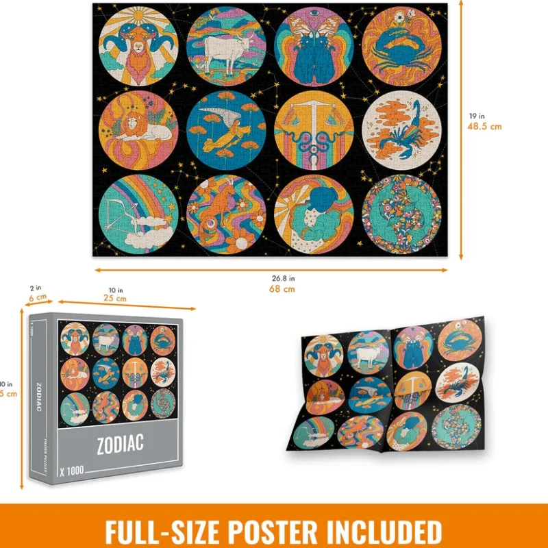Cloudberries - Zodiac - 1000 Piece Jigsaw Puzzle New