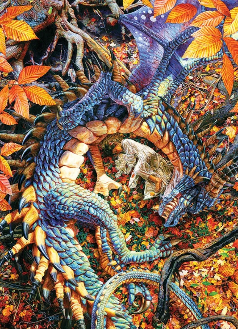 Cobble Hill - Abby's Dragon - 1000 Piece Jigsaw Puzzle Hot