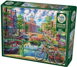 Cobble Hill - Amsterdam Canal - 1000 Piece Jigsaw Puzzle Best