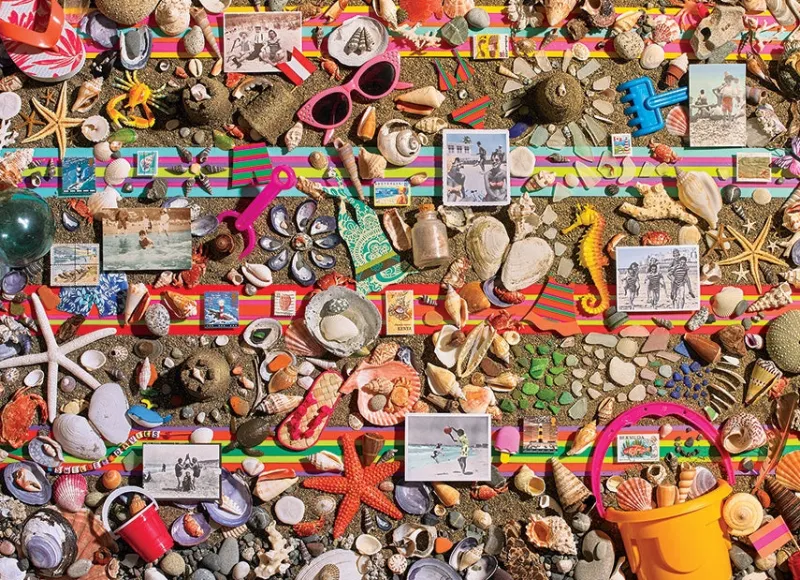 Cobble Hill - Beach Scene - 1000 Piece Jigsaw Puzzle Discount