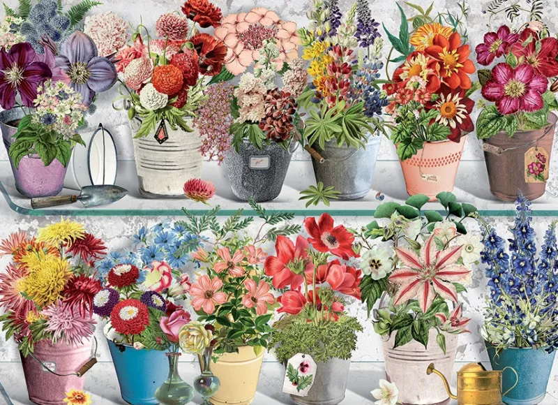 Cobble Hill - Beaucoup Bouquet - 1000 Piece Jigsaw Puzzle Outlet