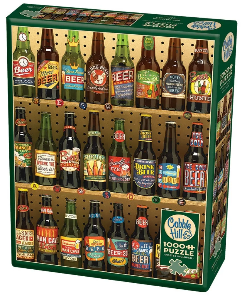 Cobble Hill - Beer Collection - 1000 Piece Jigsaw Puzzle Clearance