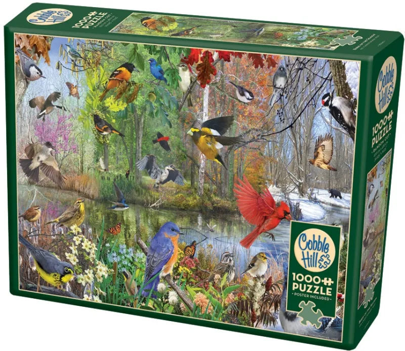 Cobble Hill - Birds of the Season - 1000 Piece Jigsaw Puzzle Fashion