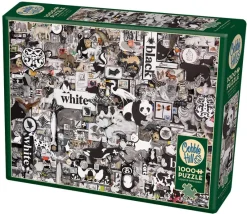 Cobble Hill - Black & White: Animals - 1000 Piece Jigsaw Puzzle Best