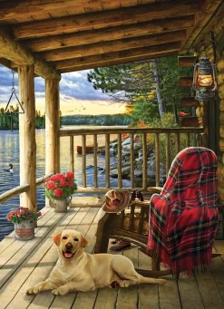 Cobble Hill - Cabin Porch - 1000 Piece Jigsaw Puzzle Best