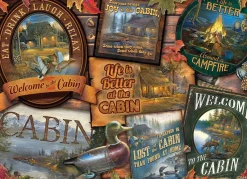 Cobble Hill - Cabin Signs - 1000 Piece Jigsaw Puzzle Sale