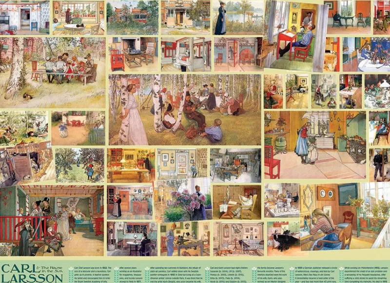 Cobble Hill - Carl Larsson - 1000 Piece Jigsaw Puzzle Online