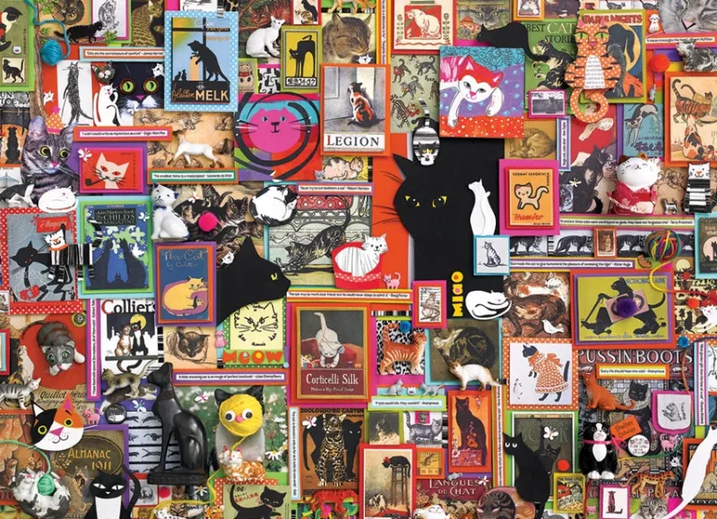 Cobble Hill - Catsville - 1000 Piece Jigsaw Puzzle Outlet