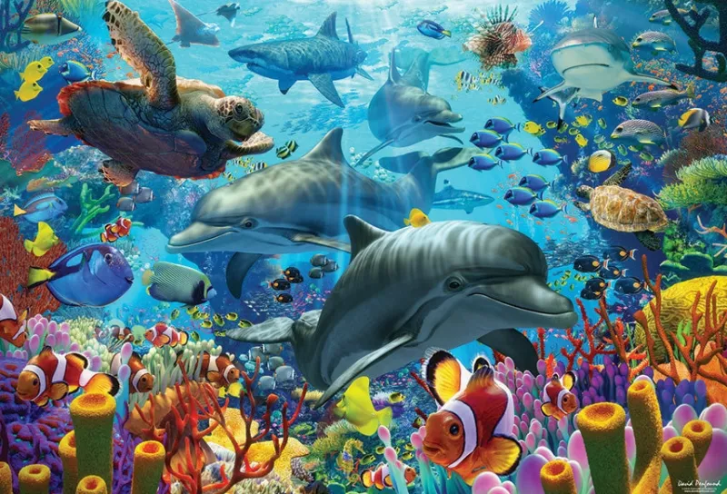 Cobble Hill - Coral Sea - 2000 Piece Jigsaw Puzzle Discount
