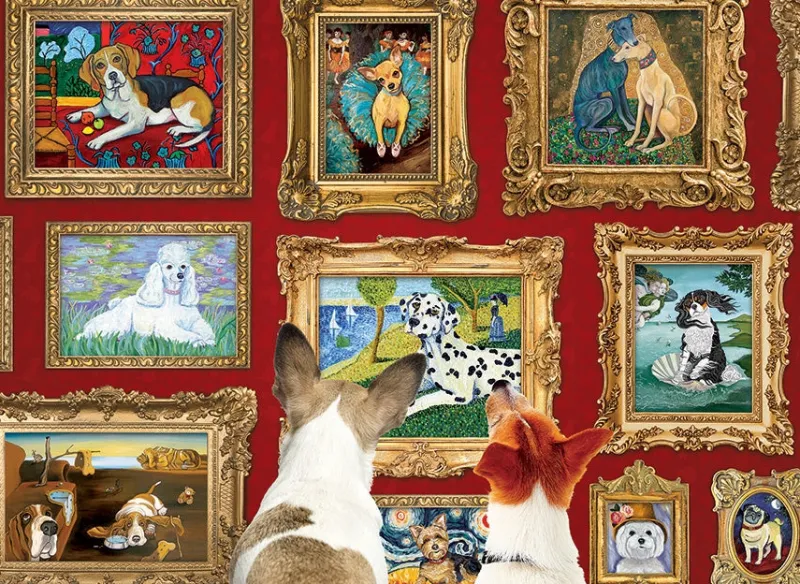 Cobble Hill - Dog Gallery - 1000 Piece Jigsaw Puzzle Sale