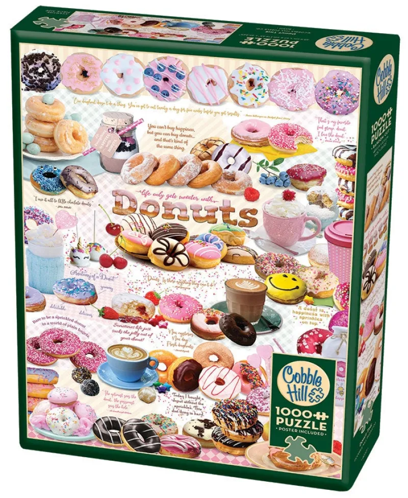 Cobble Hill - Donut Time - 1000 Piece Jigsaw Puzzle Hot