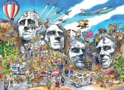 Cobble Hill - DoodleTown: Mount Rushmore - 1000 Piece Jigsaw Puzzle Fashion