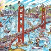 Cobble Hill - DoodleTown: San Francisco - 1000 Piece Jigsaw Puzzle New