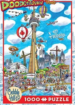 Cobble Hill - DoodleTown: Toronto - 1000 Piece Jigsaw Puzzle Best