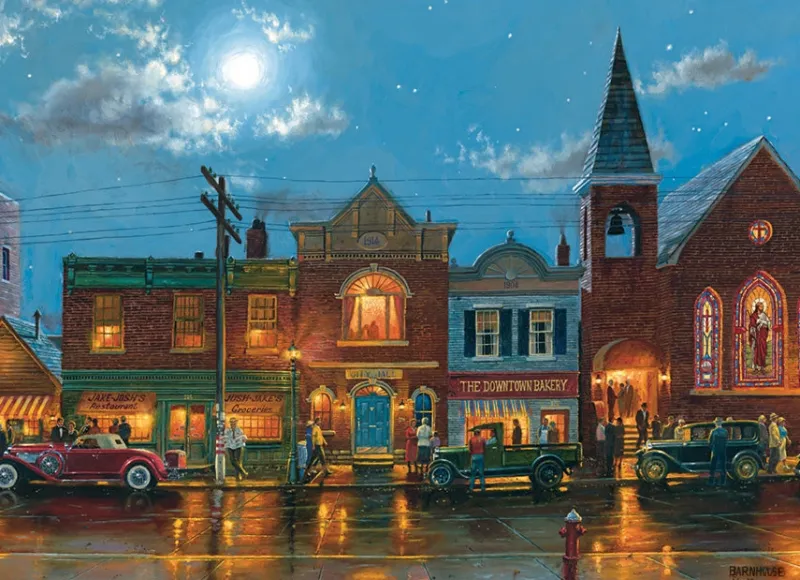 Cobble Hill - Evening Service - 1000 Piece Jigsaw Puzzle New