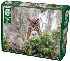 Cobble Hill - Great Horned Owl - 1000 Piece Jigsaw Puzzle Best