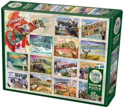 Cobble Hill - Greetings from Canada - 1000 Piece Jigsaw Puzzle Fashion