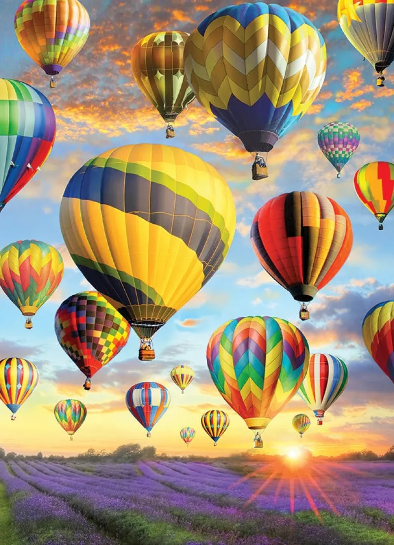 Cobble Hill - Hot Air Balloons - 1000 Piece Jigsaw Puzzle Outlet