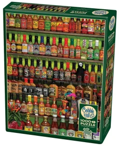 Cobble Hill - Hot Hot Sauce - 1000 Piece Jigsaw Puzzle New